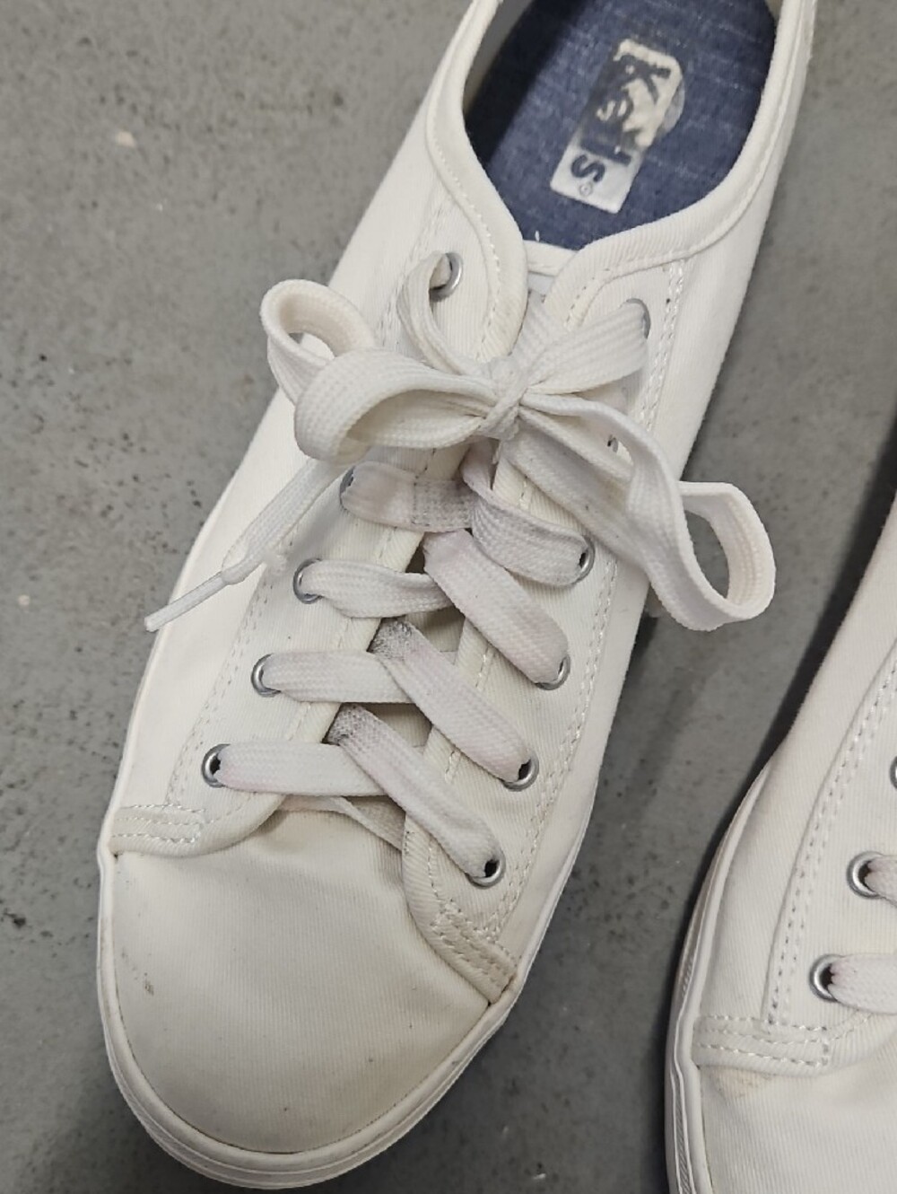 Keds Women's White Low-Top Lace Sneakers